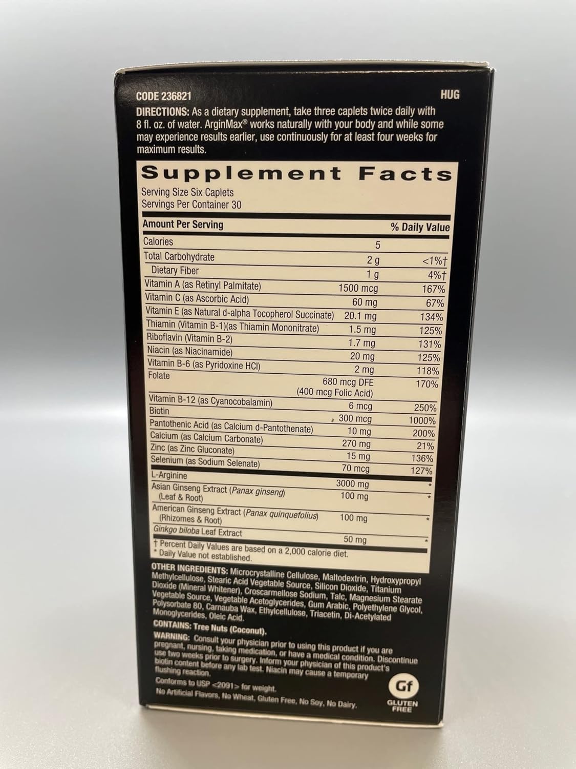 GNC Mens Arginmax Sexual Health Supplement for Men, 180 Count, Supports Blood Flow and Vitality - DragonVitality