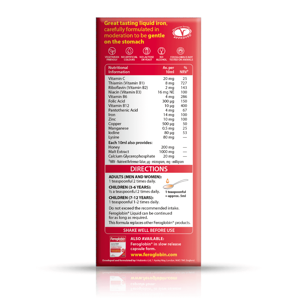 Feroglobin Liquid - DragonVitality