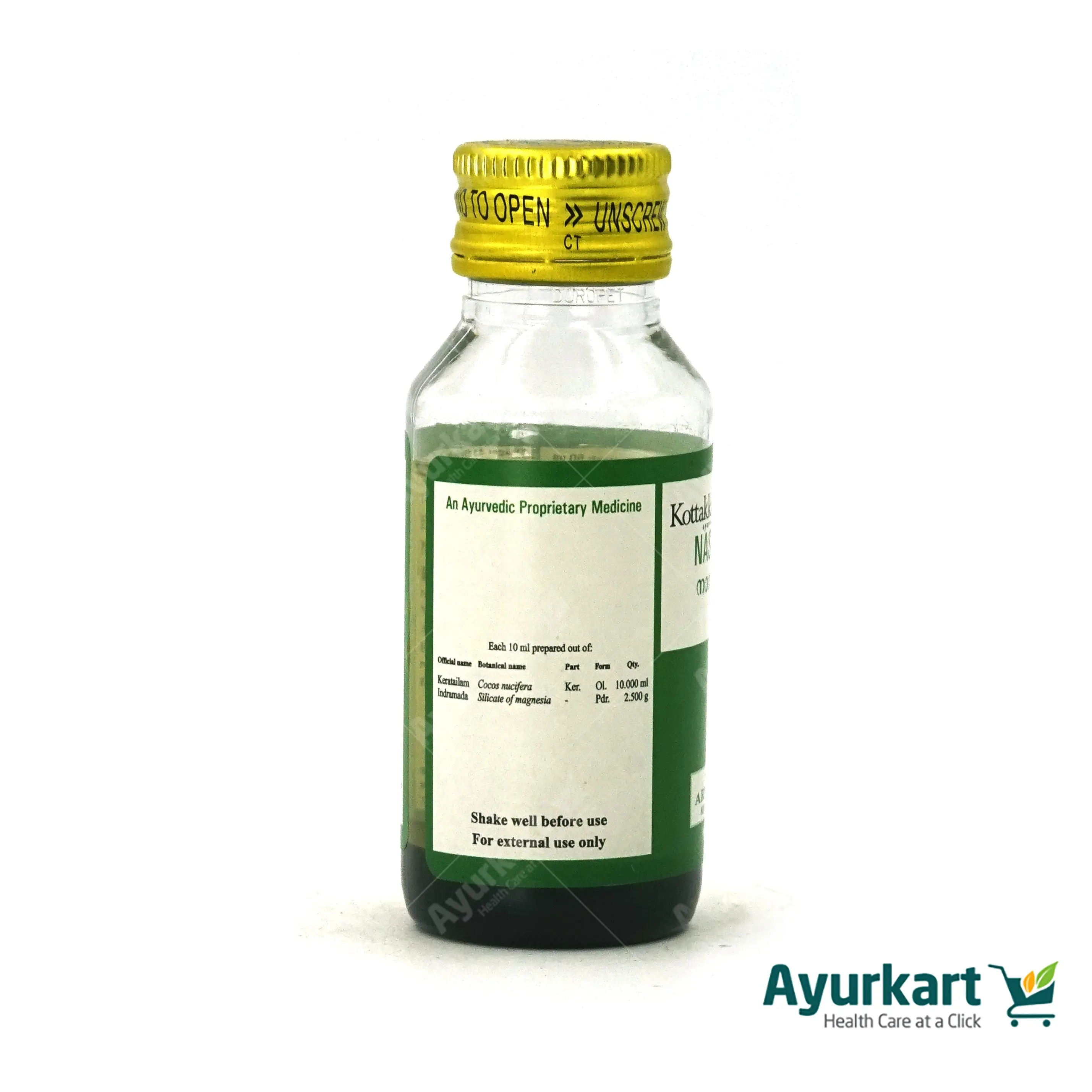 Nasarsas Tailam - 50 ml - Kottakkal - DragonVitality