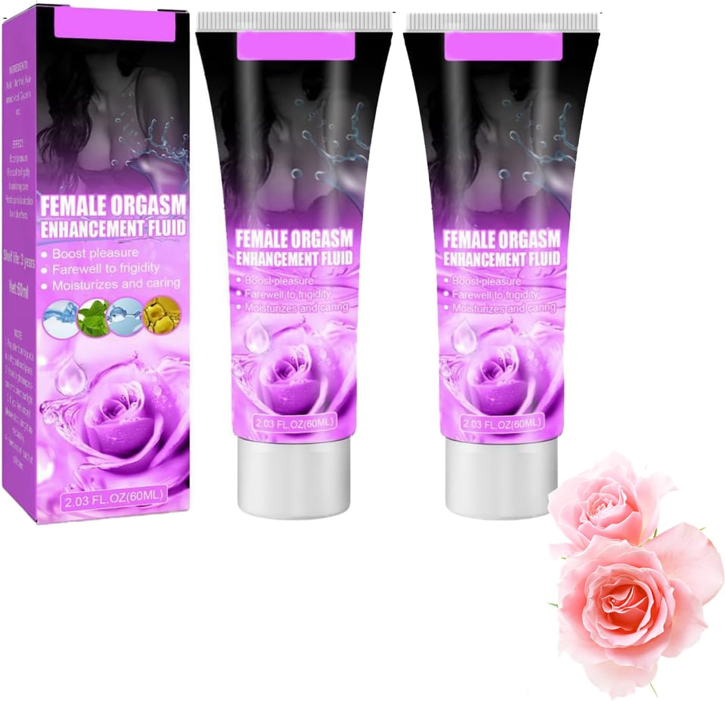 Intense Fast Orgasmic Gel, Sensual Arousal Enhancer for Women,Fast Orgasmic Gel Women Sex Oils,Intimacy Enhancement Cream (2PCS) - DragonVitality