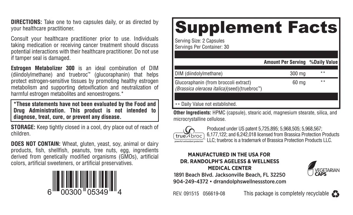 Estrogen Metabolizer 300