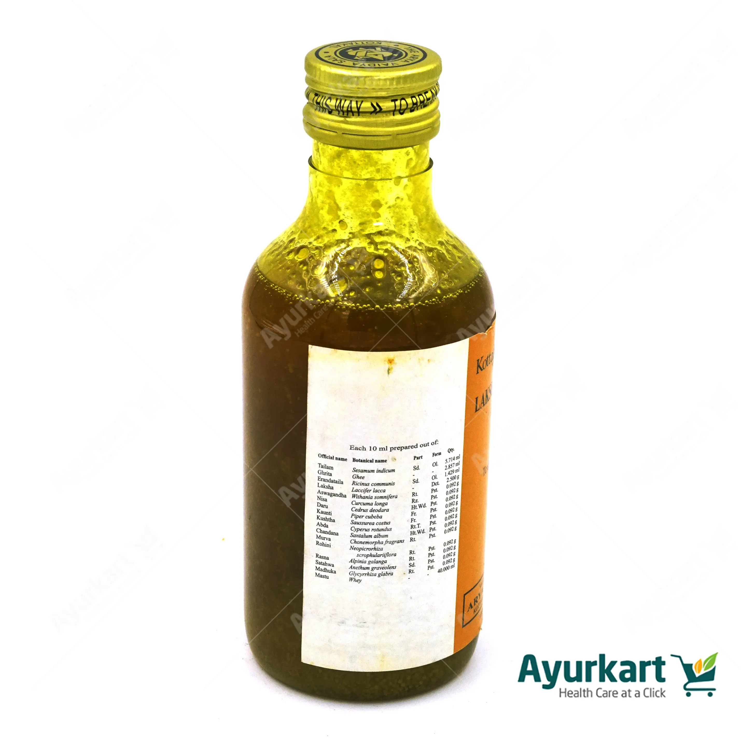 Lakshadi Kuzhampu - 200ML - Kottakkal - DragonVitality