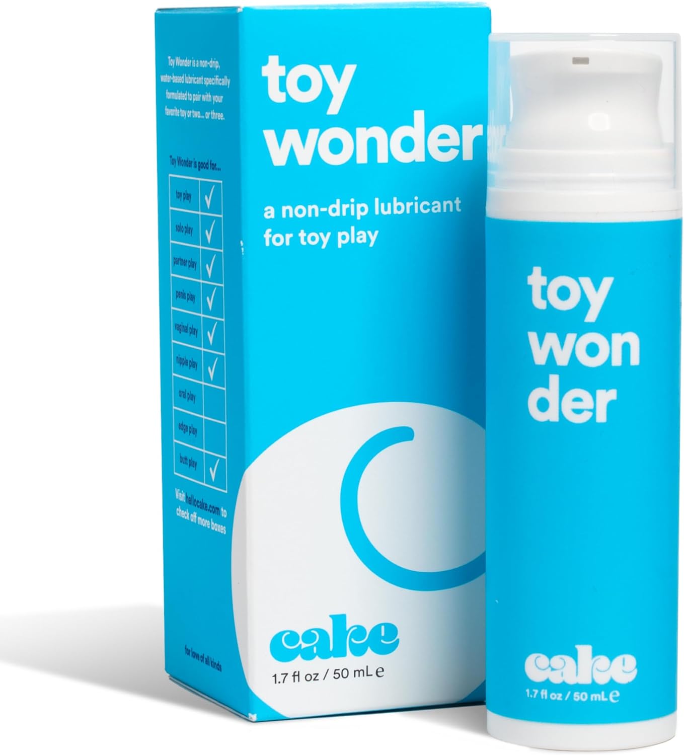 Hello Cake Tush Cush, Silicone and Water-Based Personal Lubricant, Formulated for Anal Use, Hybrid Lube for Men, Women, and Couples, 3.3 fl oz - DragonVitality