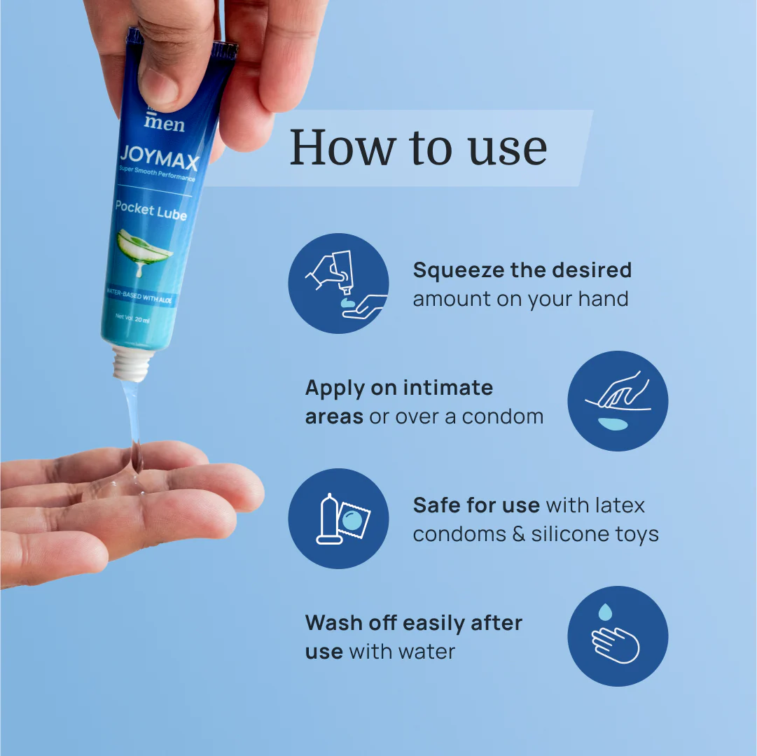 Pocket Natural Intimate Lube – Water-Based with Aloe Vera (20ml) - DragonVitality