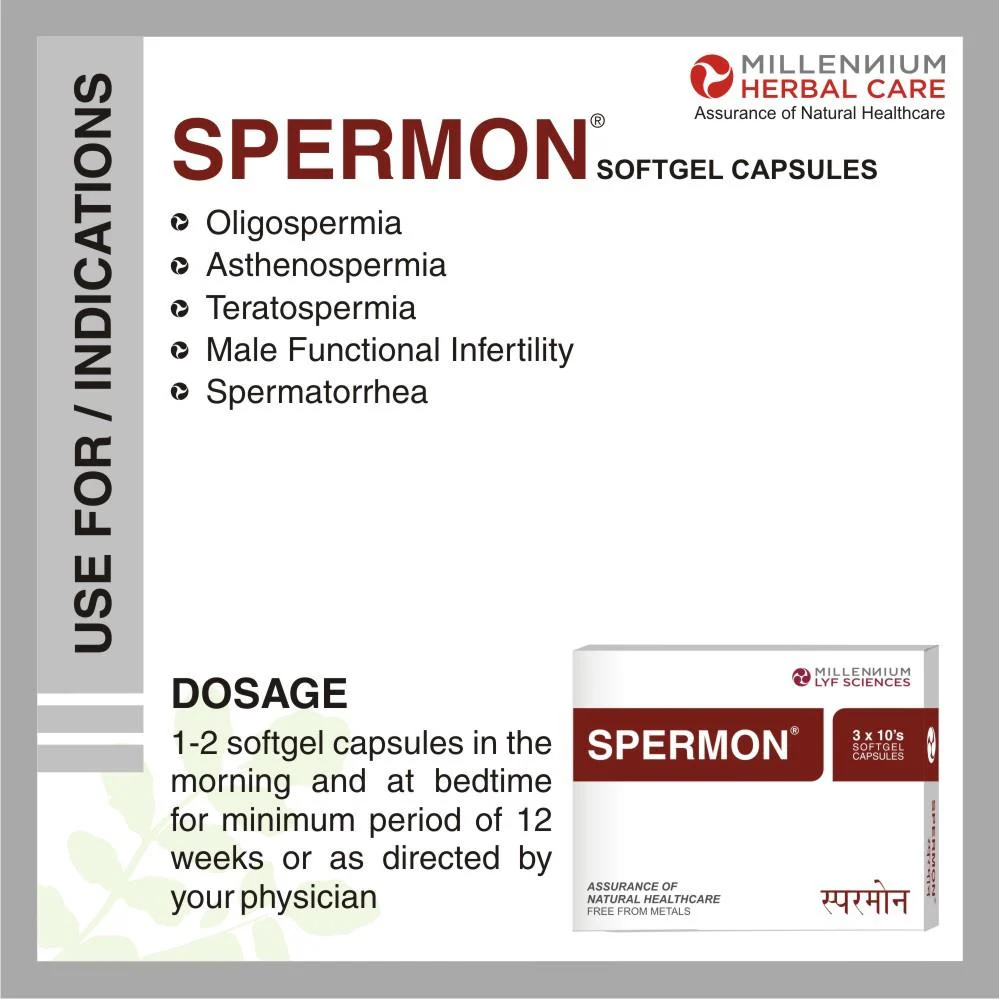 SPERMON SGC | 120 Capsules - DragonVitality