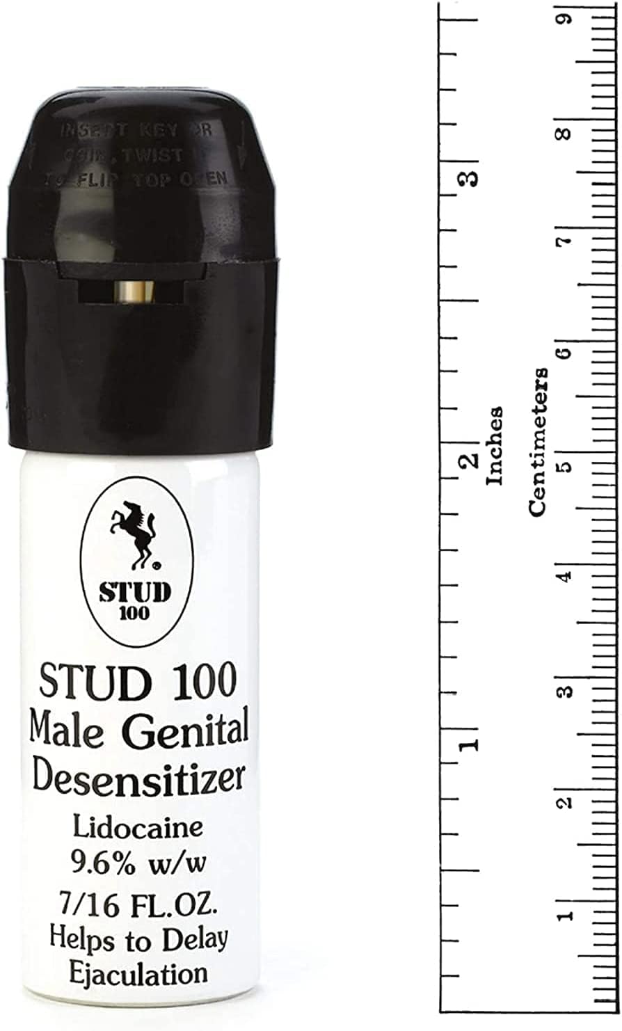 Stud 100 Male Genital Desensitizer Spray, 7/16- Fl. Ounce Box (Pack of 1 - DragonVitality