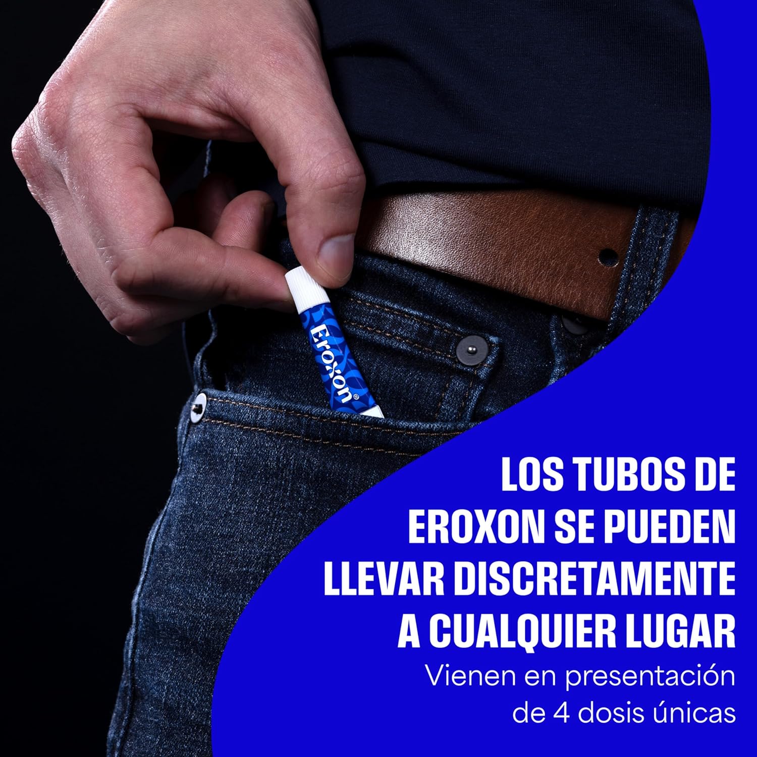 Eroxon Erectile Dysfunction Treatment Gel, New Clinically Proven Topical Gel, Helps Get an Erection Within 10 Minutes, 4 Single Use Tubes - DragonVitality