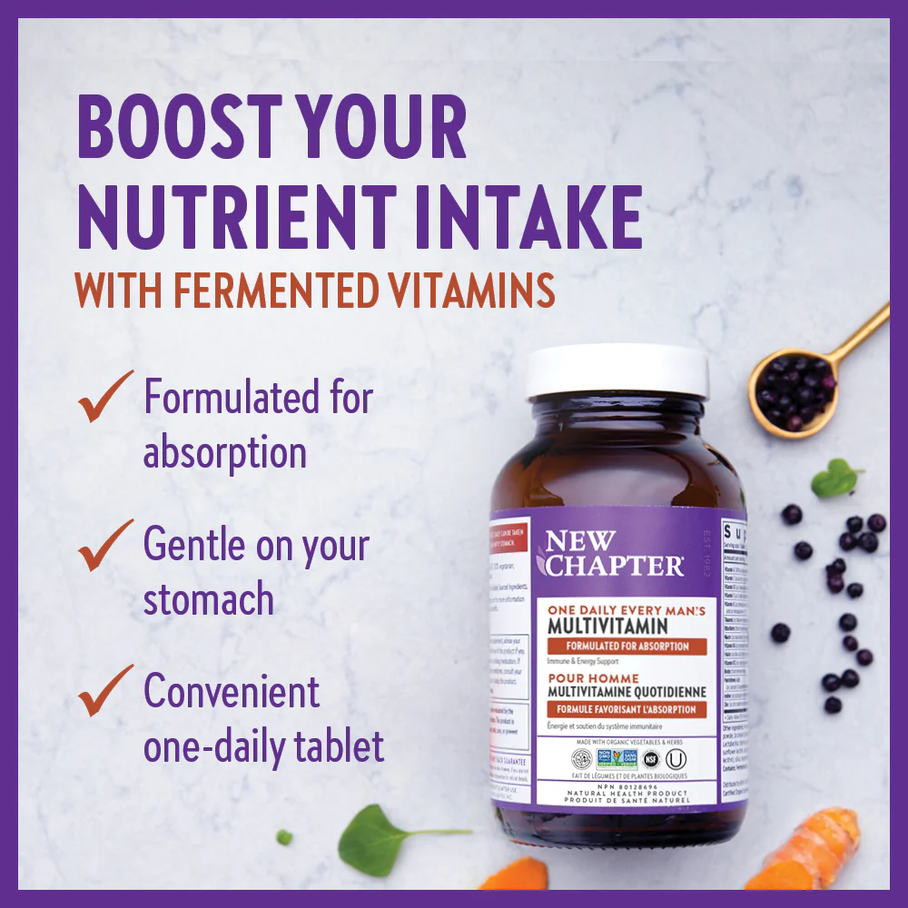 New Chapter®  One Daily Every Men's Multivitamin - DragonVitality