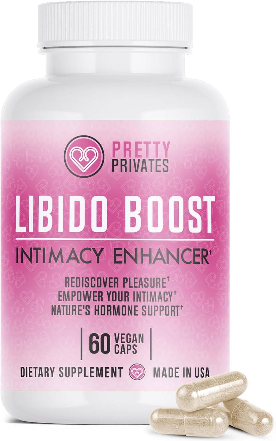 Pretty Privates Premium Female Libido Booster for Women - Fast-Acting Mood Booster & Energy Support, Natural Formula to Enhance Your Libido - Womens libido Booster - DragonVitality
