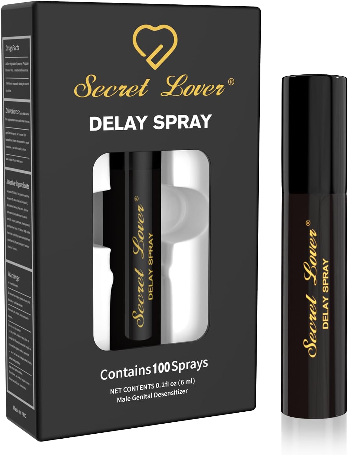 Desensitizing Delay Sprayer for Long Last Men Sex Novelties, Upgraded Formula Male Climax Control Delay Spray Better Maximized Sensation, Sexual Enhancer Last Longer in Bed Prolong Climax for Him, 6ml - DragonVitality