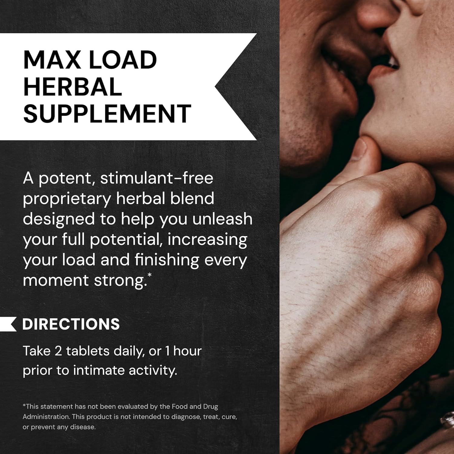 Swiss Navy MAX LOAD - 60 Tablets - Helps Support Optimum Sperm Health & Ejaculation Volume - Stimulant Free - DragonVitality