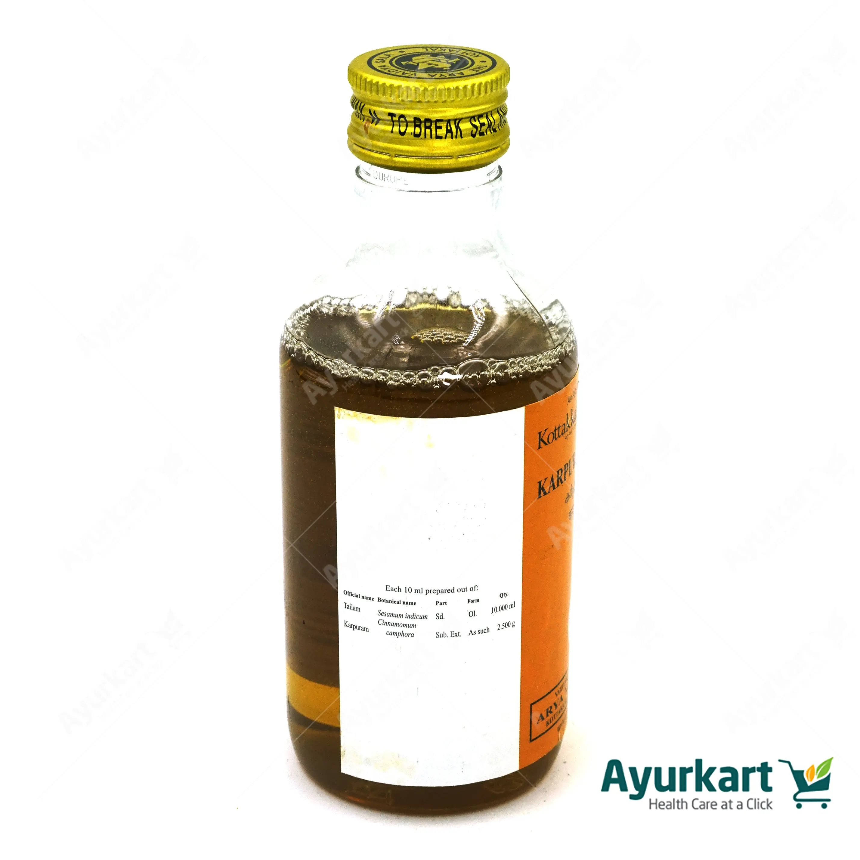 Karpuradi Tailam Kottakkal Ayurveda - DragonVitality