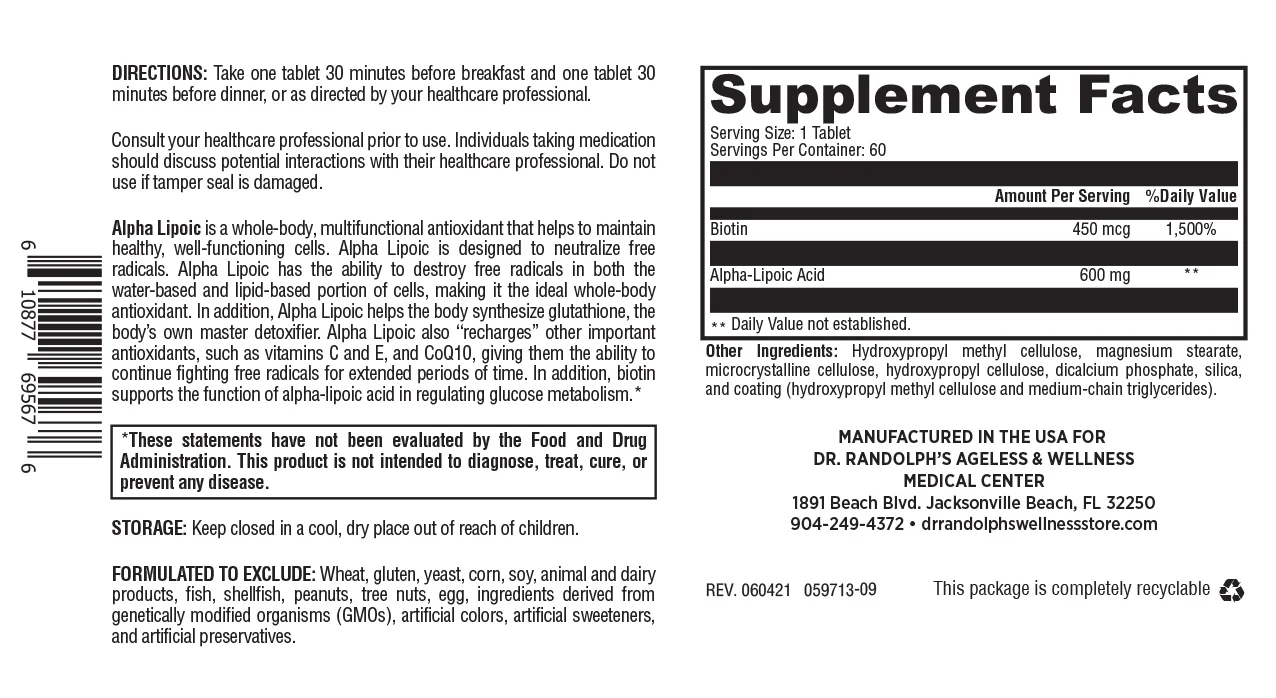 Alpha Lipoic