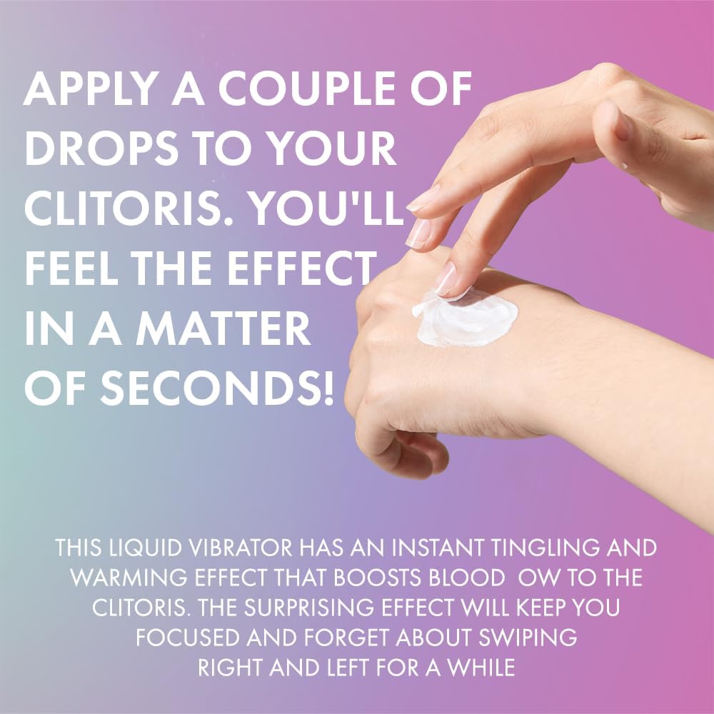 Bijoux Indiscrets Clitherapy Liquid Vibrator - A Match Liquid Vibrator - Sexy Vibe - Hot Liquid Vibrator - Clitoral Balm Designed to Enhance a Woman's Sexual Sensations - Tingling Arousal Balm - DragonVitality