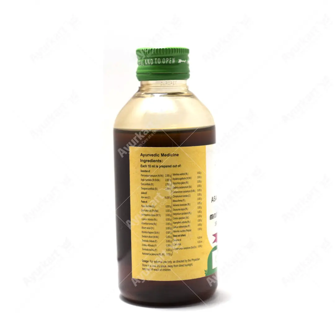 Asanamanjishtadi Thailam - 200ML - Vaidyaratnam