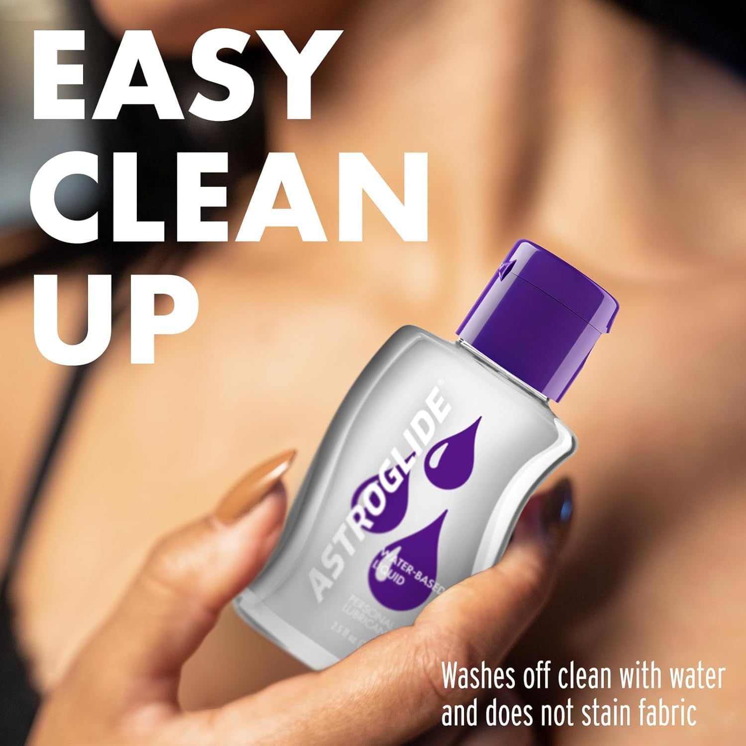 Astroglide Water Based Lube (2.5oz), Liquid Personal Lubricant, Long-Lasting Sex Lube for Men, Women and Couples, Travel-Friendly Size (Pack of 3) - DragonVitality