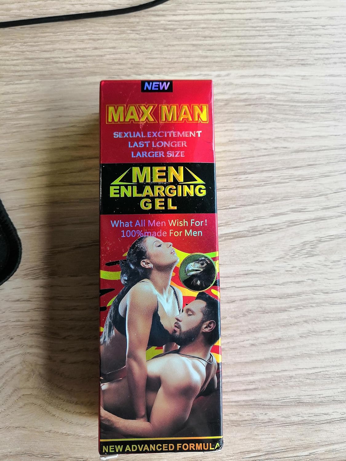 Men's Massage Cream Penis Becomes Longer Thicker Enhancement Men Energy for Care Delay Performance Boost Strength (50g) (Red) - DragonVitality