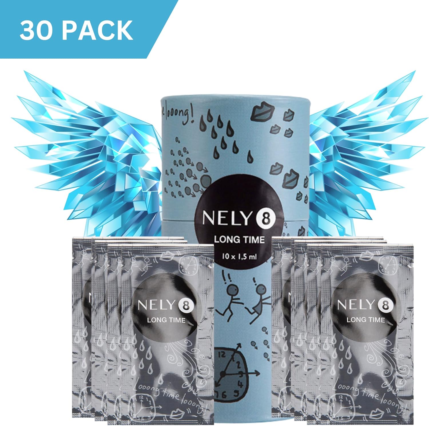 Nely8 Desensitizing Delay Cream, Male Climax Control, Sexual Enhancer Numbing Cream and No Odor, Last Longer in Bed, Not Delay Spray - DragonVitality