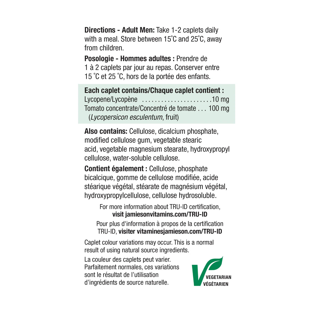 Jamieson Lycopene Tomato Concentrate - DragonVitality