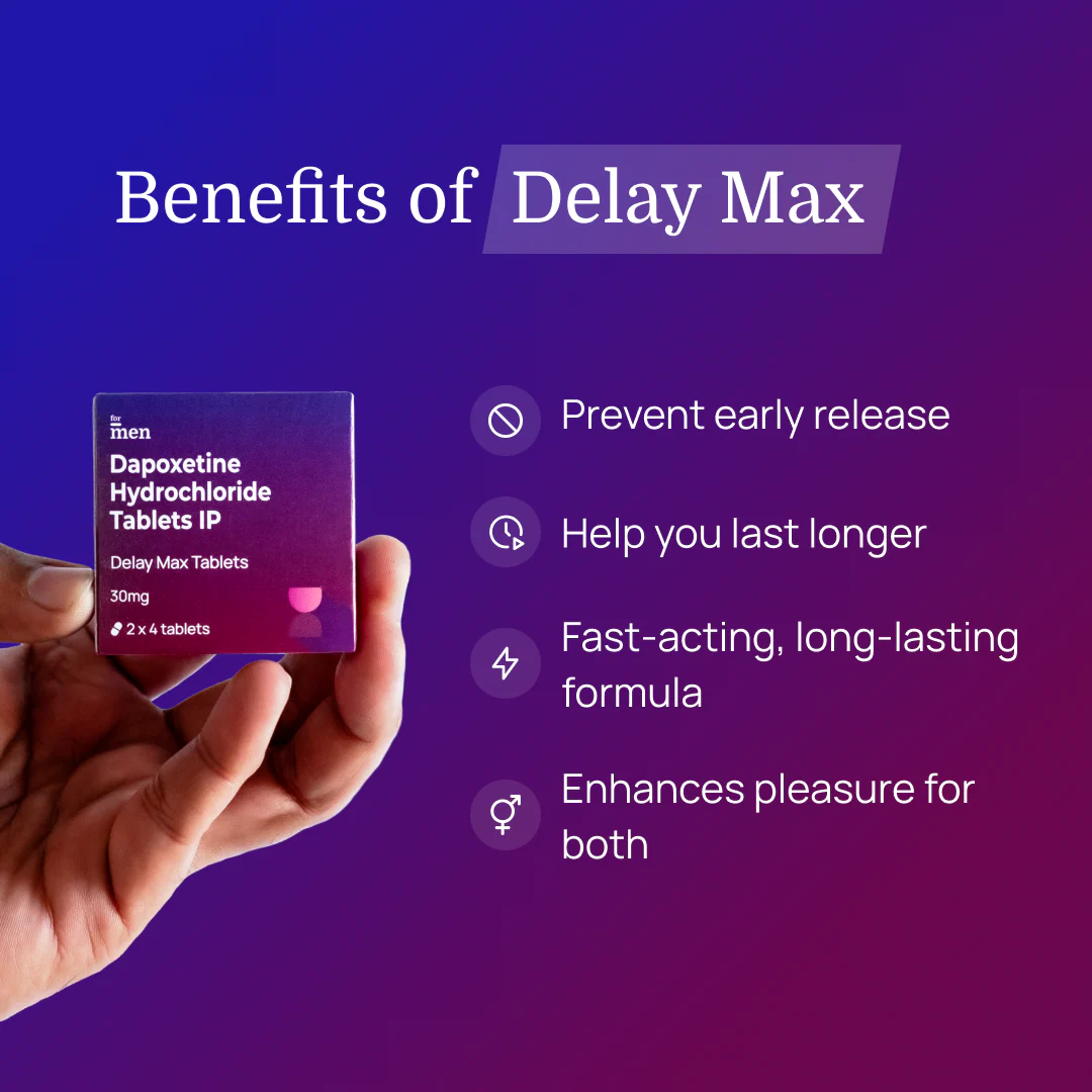 Delay Max Tablets - Long Last Tablets for Men