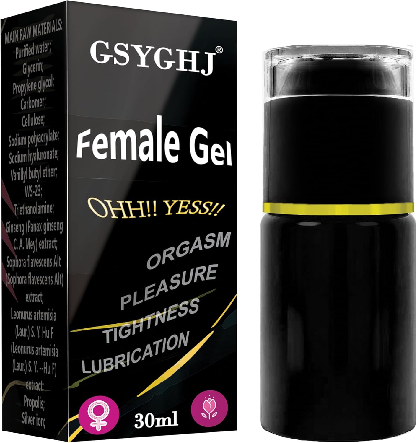 GSYGHJ Adult Toy Friendly Female Pleasure Gel, Arousal Stimulant for Women, Couples Massage Enhancer, Tingling Cooling & Warming, Hormone & Paraben Free (Sophora flavesiferas) - DragonVitality
