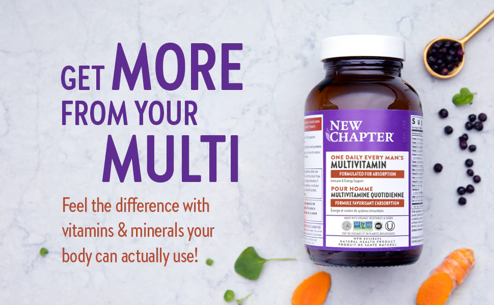 New Chapter®  One Daily Every Men's Multivitamin - DragonVitality