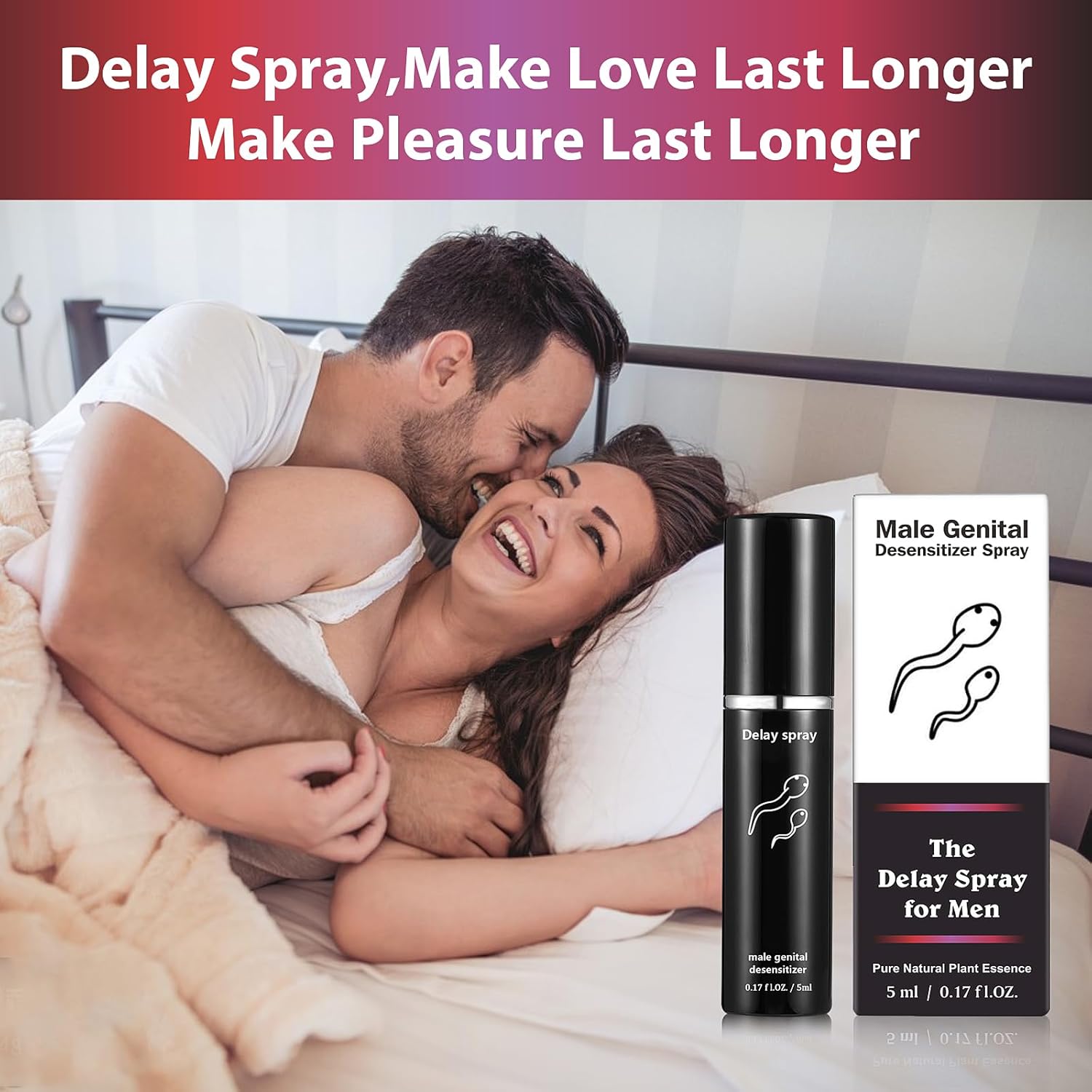 Sexual-Enhancer Delay-Spray desensitizing lube for - Men for Men to Last Longer in Bed Desensitizing - Increase Duration - DragonVitality