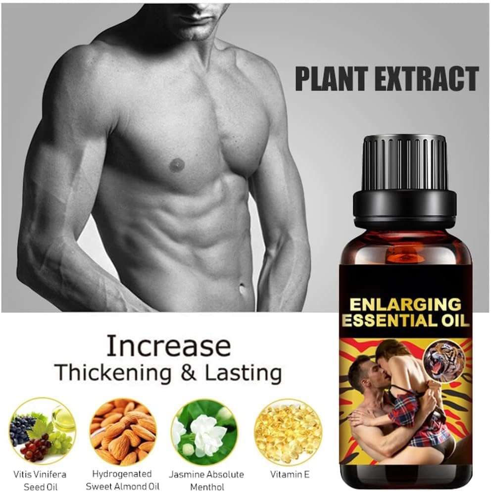 Men Massage Oil for Sex -Sexual Enhancement Erection Cream Penisgrowth Oil Longer Thicker Penis Energy Massage Essential Oil Sex Men Energy for Care Delay Performance Boost Strength - DragonVitality