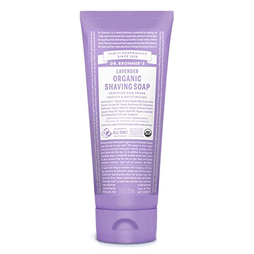 Dr Bronner's Organic Shaving Soap Lavender 207ml