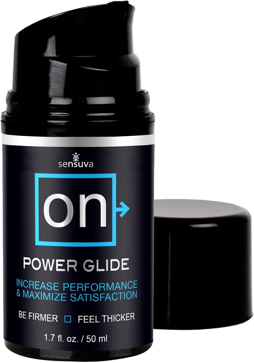 Sensuva On Power Glide for Him, Stimulating Arousal Gel for Men, Sexual Enhancer, Sex Enhancements for Male Sensation Gel, Tingling Sexual Enhancement for Penis Pleasure,USA (1.7 Fl. Oz.) - DragonVitality