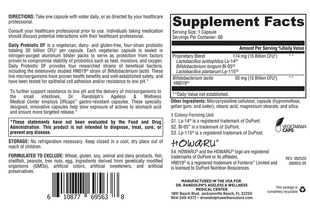 Daily Probiotic DF - DragonVitality