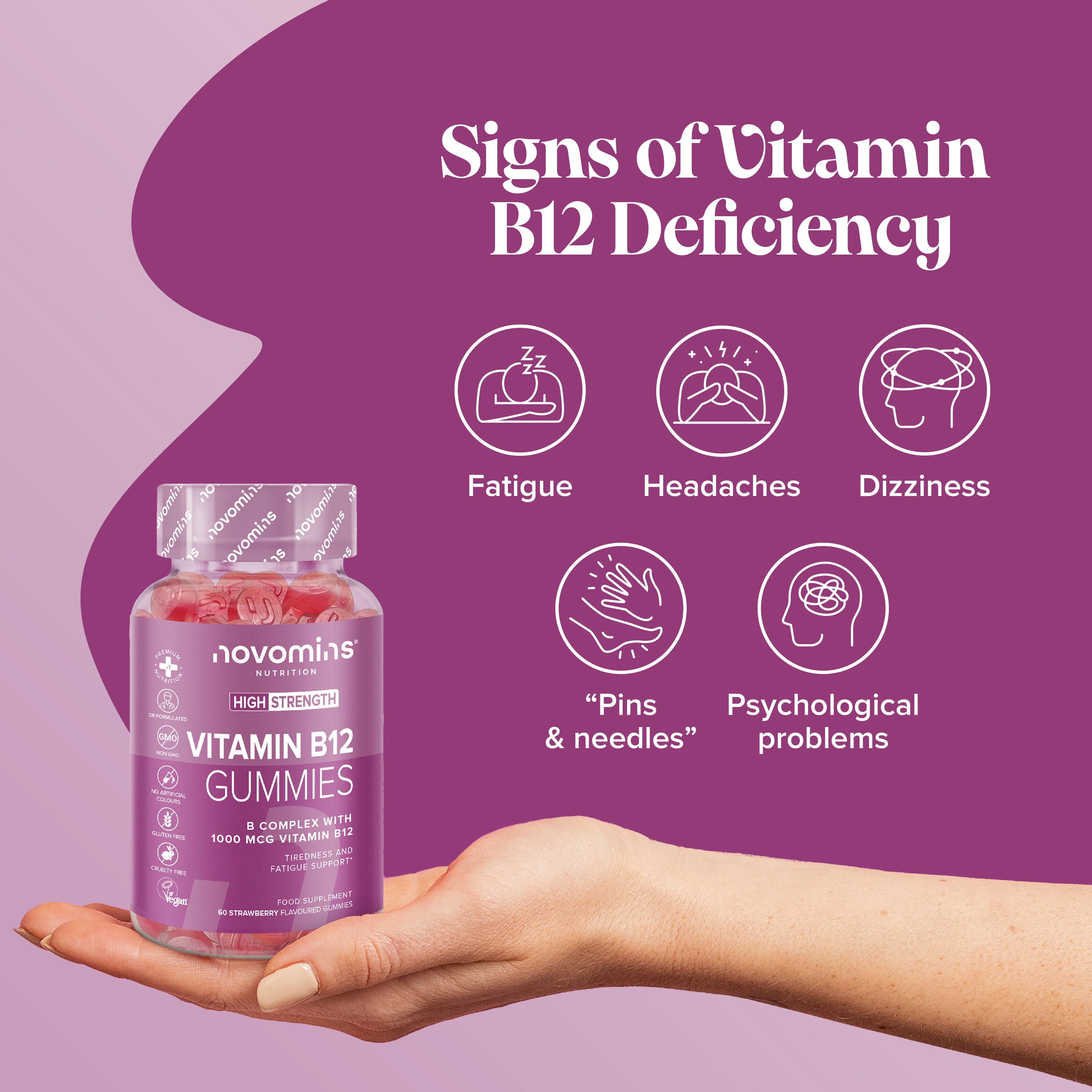 Vitamin B12 Gummies - DragonVitality