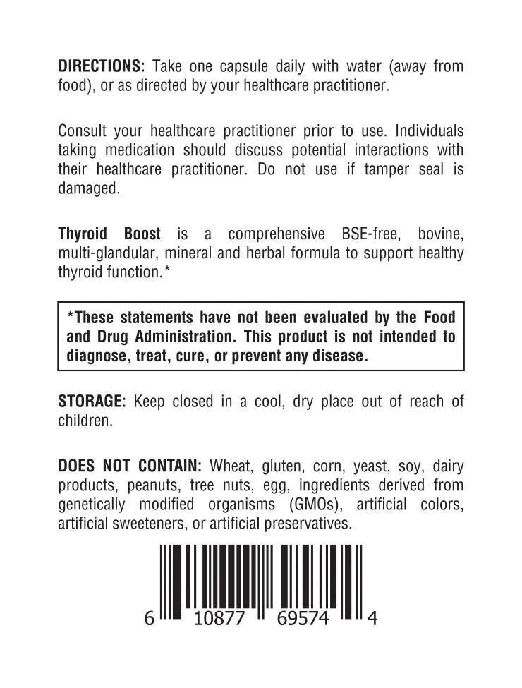 Thyroid Boost - DragonVitality