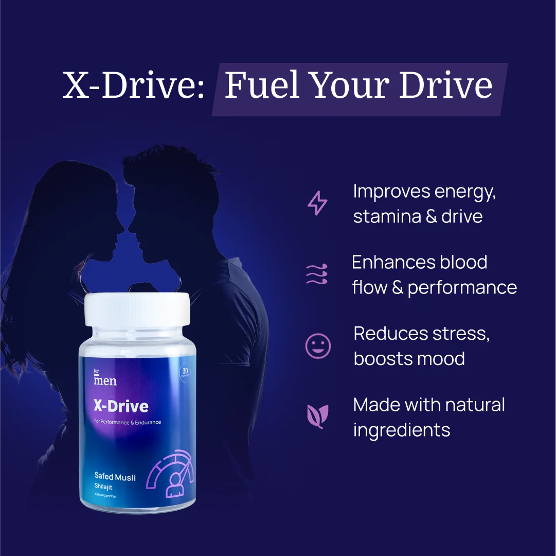 X-Drive - Safed Musli, Shilajit & Ashwagandha for Performance