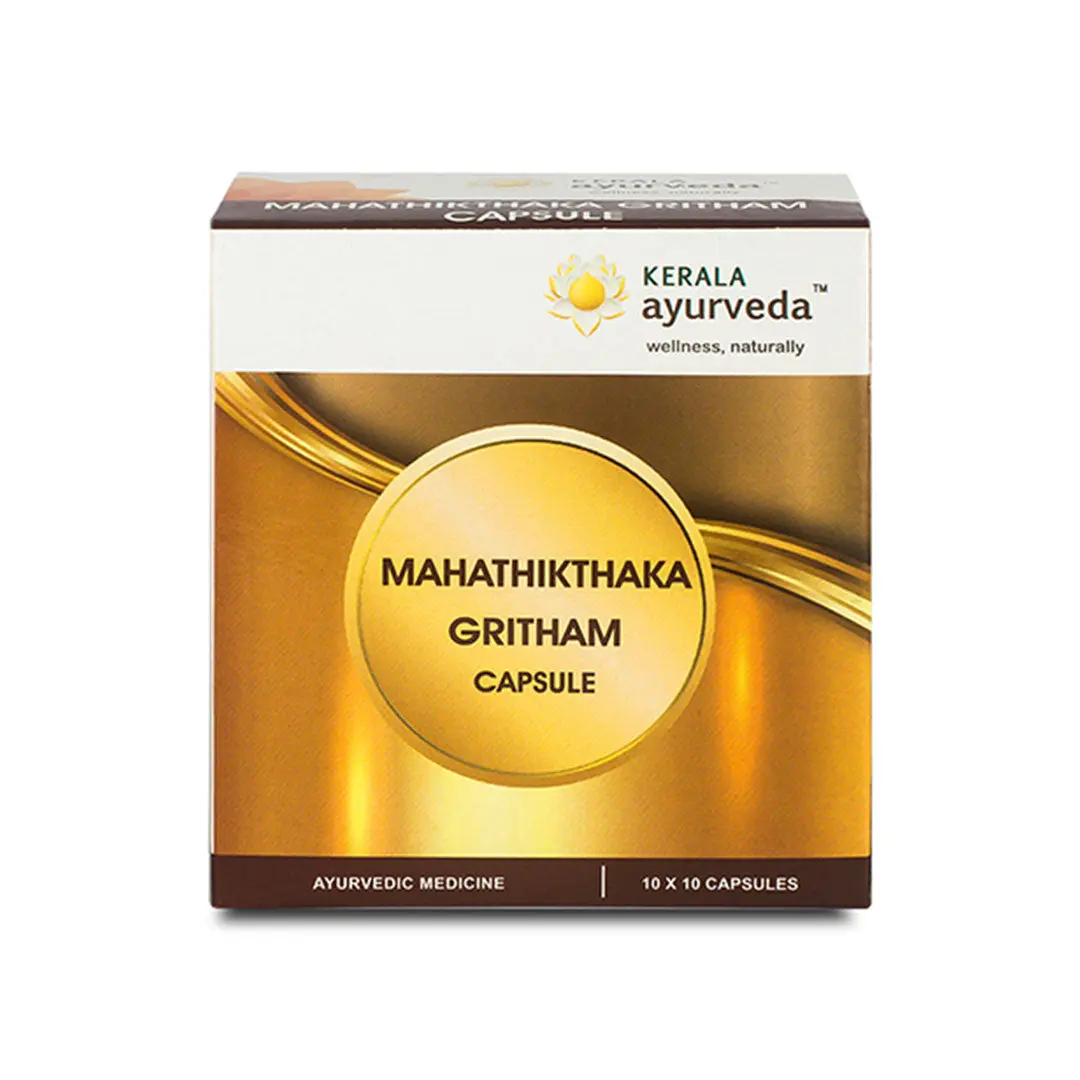 Mahathikthaka Ghritham Capsule - 100 Nos - Kerala Ayurveda