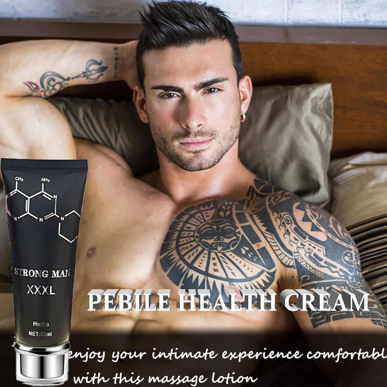 Delay Cream for Men,Massage Oil, Increase Length & Girth, Extender Cream Thicker Longer Strong for Male (50ML) - DragonVitality