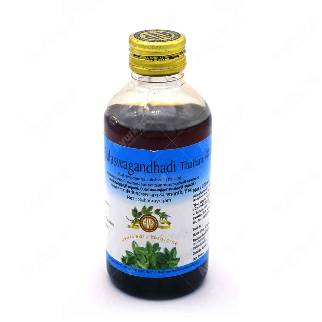 Balaswagandha Lakshadi Thailam - 200ML - AVP Ayurveda