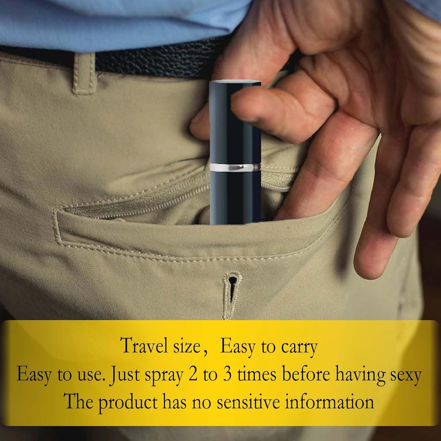 Trmbacy - Men Enhancers - Desensitizing Delay Spray for Men clinically Proven to Help You Last Longer in Bed - Delay and Enhance Pleasure - Delay Sprayer-5ml (Yellow)… - DragonVitality