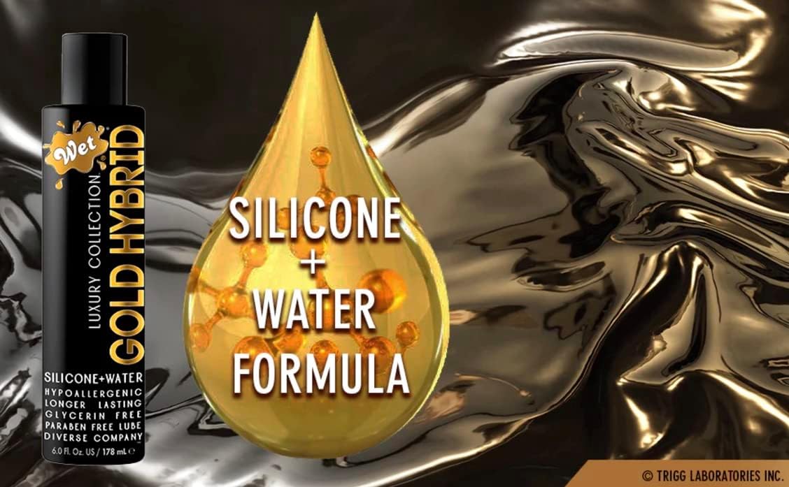 Wet Platinum Silicone-Based Personal Lubricant | Ultra Smooth, Super Slick, Hypoallergenic, Long-Lasting Performance, Waterproof Formula| Lube for Men, Women & Couples, 4.2 fl oz - DragonVitality