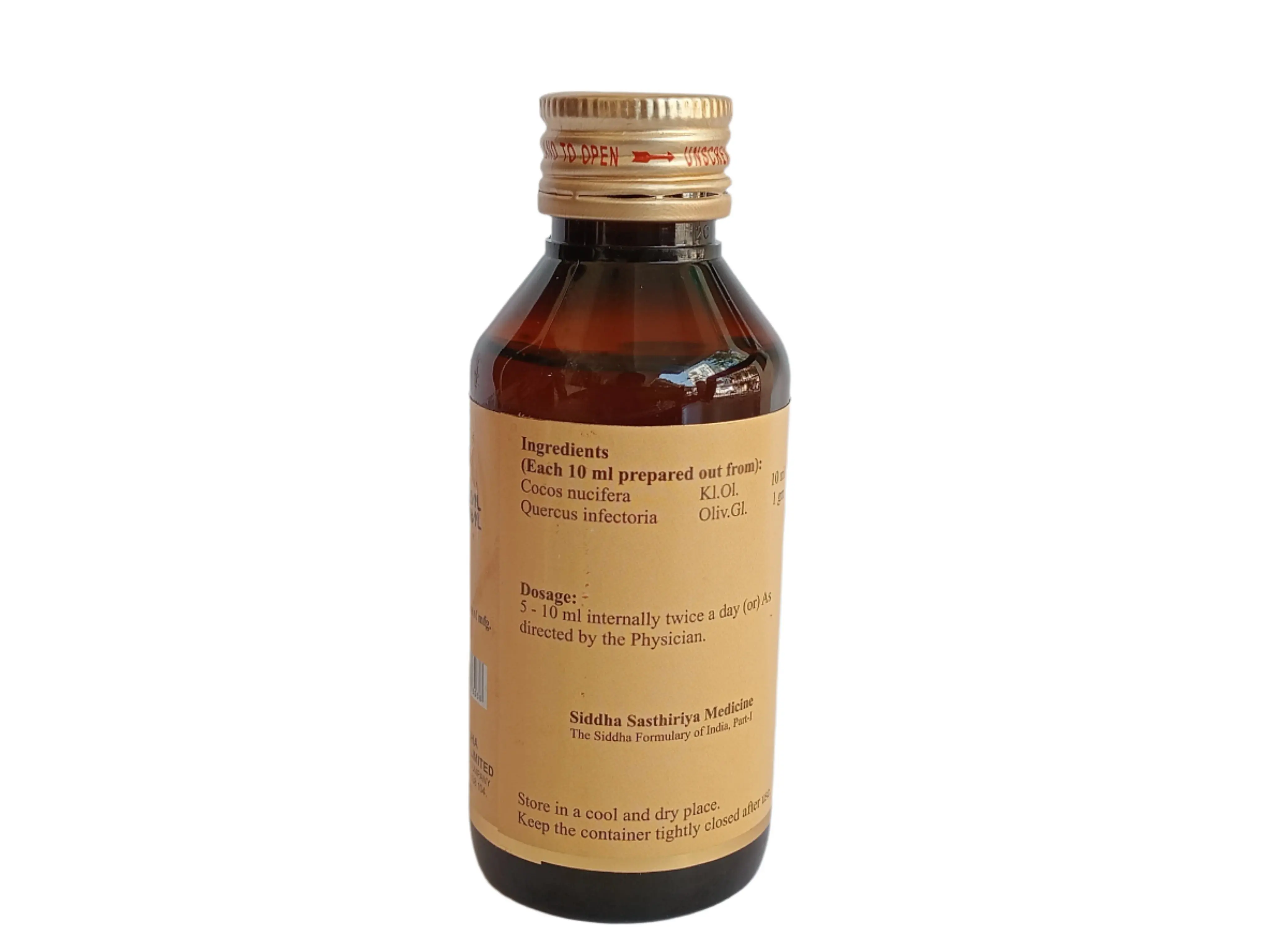 Maasikkai Ennai - 100ml - SKM SIDDHA AND AYURVEDA