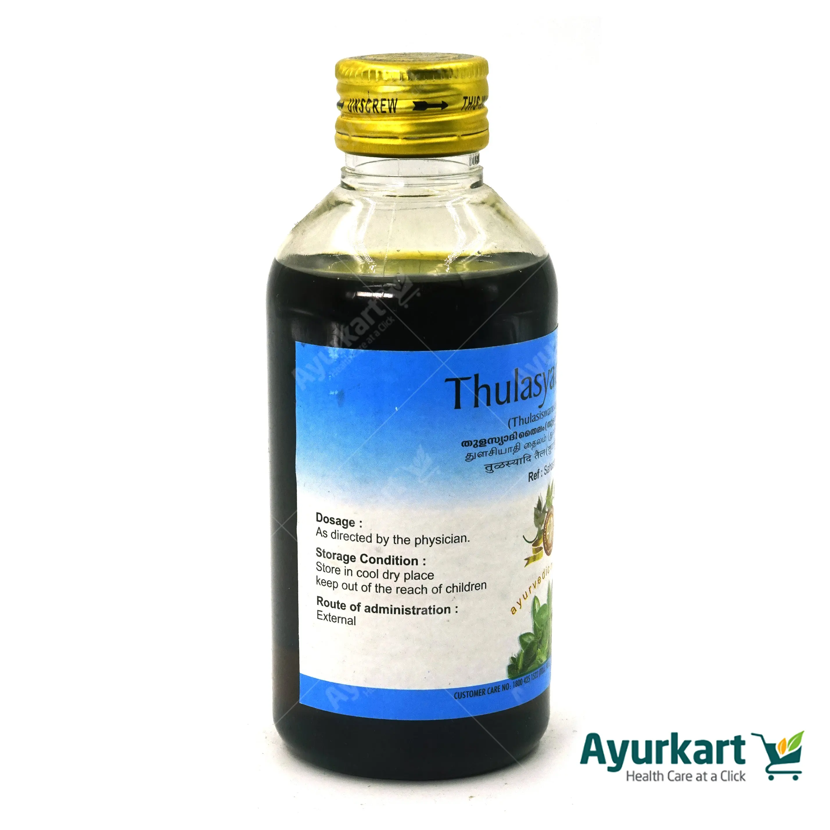 Thulasyadi Thulaseeswaradi Thailam 200ML - AVP Ayurveda