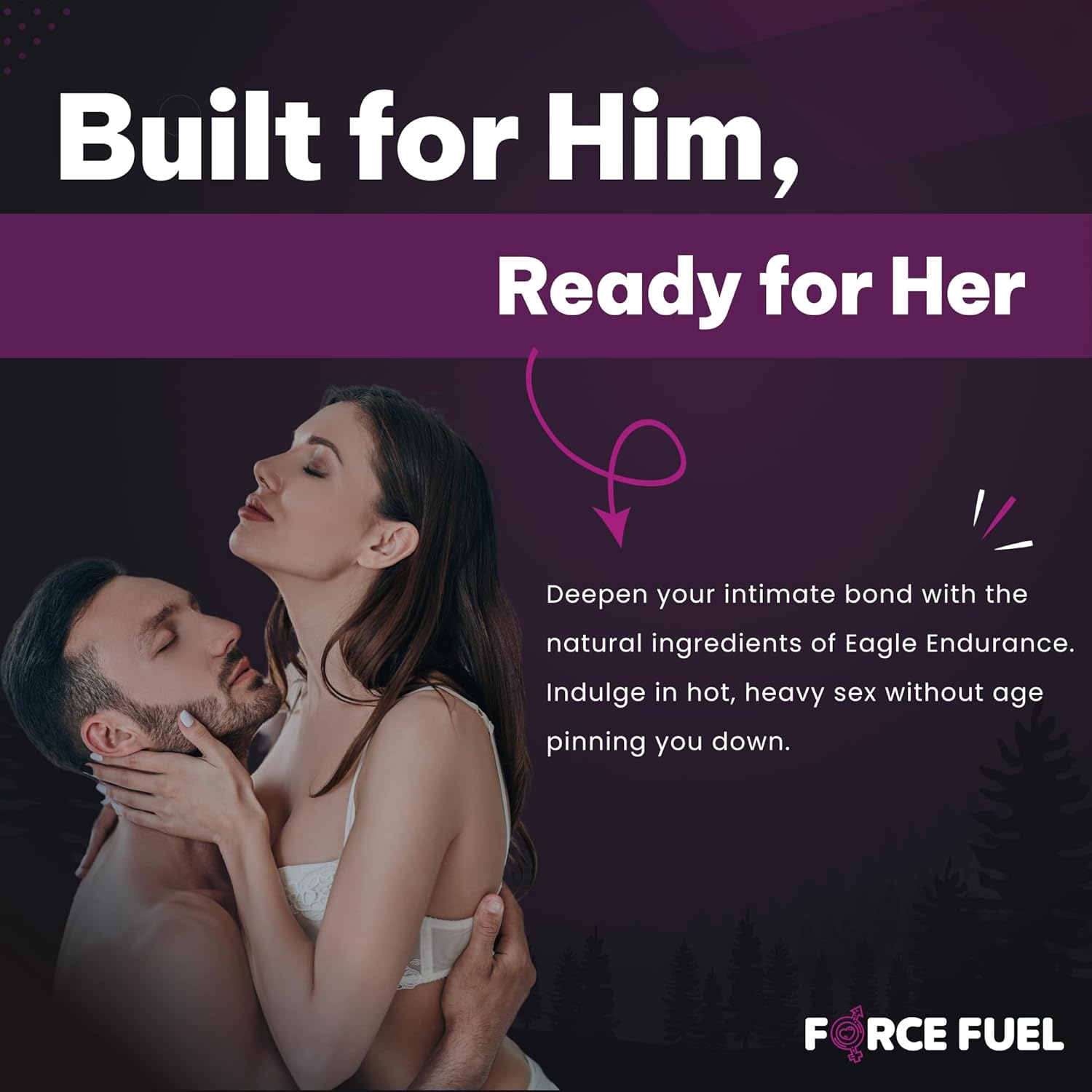 Herbal Supplement Sex Pills for Men – Last Longer in Bed and Enhance Erection Sensitivity – Includes Lab-Tested LJ100 Tongkat Ali & KSM-66 Ashwagandha – 30 Doses for Men Eagle Endurance by Force Fuel - DragonVitality