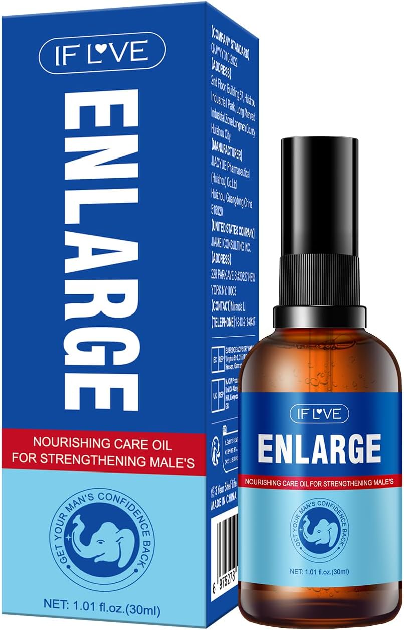 IF L VE Enlarge Oil, Growth Men's Energy Massage Oil, Sexual Enhancement, Strength Enhancement - 30ML - DragonVitality