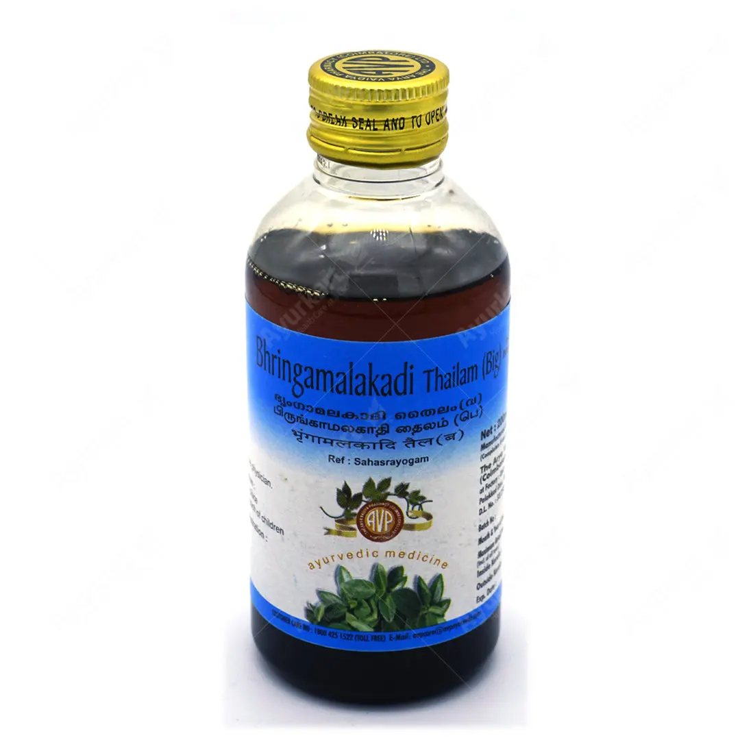 Bhringamalakadi Thailam - (B) 200ML - AVP Ayurveda