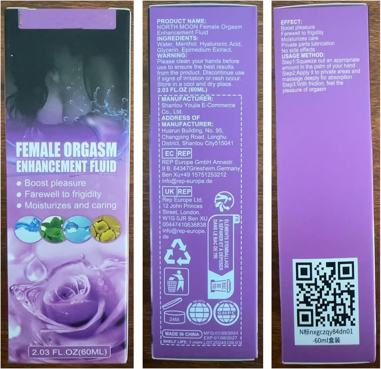 Intense Fast Orgasmic Gel, Sensual Arousal Enhancer for Women,Fast Orgasmic Gel Women Sex Oils,Intimacy Enhancement Cream (2PCS) - DragonVitality