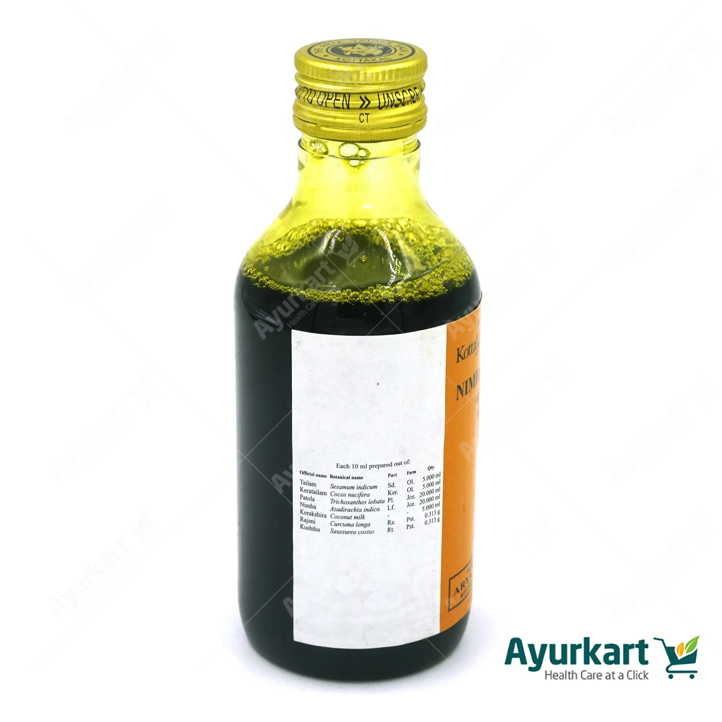 Nimbadi Tailam - 200ML- Kottakkal - DragonVitality