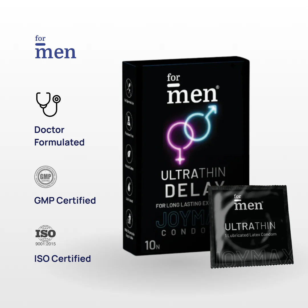 JoyMax Ultra Thin Delay Condoms – Feel More, Last Longer (10 Pack) - DragonVitality