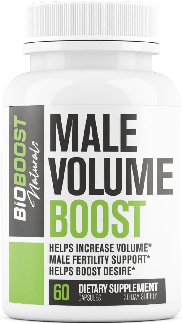 Semen Volume Booster for Men - Pills for Men Fast Acting Blood Flow for Male Size Enlargement + Load Size | 9 Research Backed Ingredients for Girth, Size, Stamina & Desire - 60 Capsules - DragonVitality
