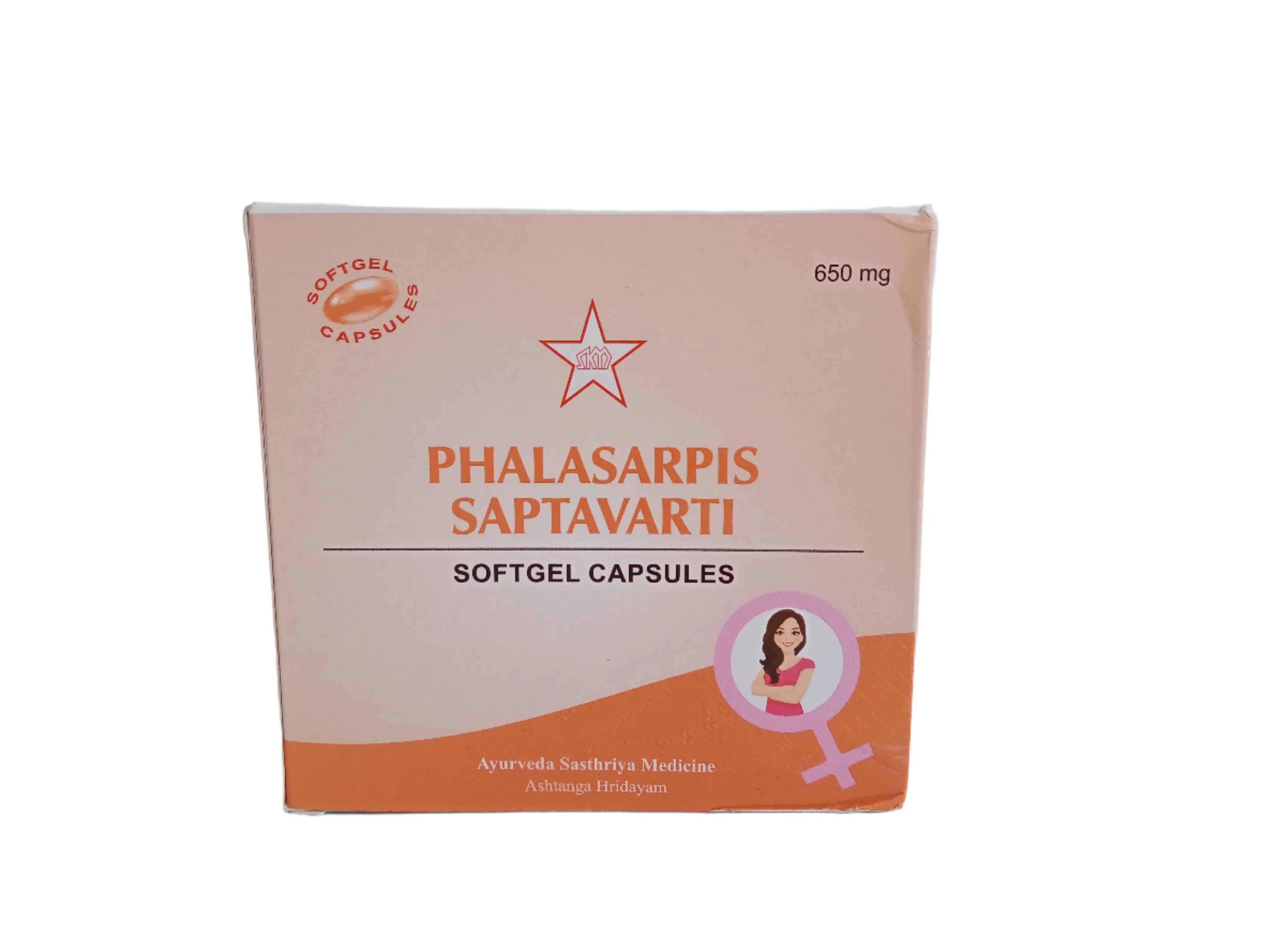 Phalasarpis Saptavarti Softgel Capsules - (10x10)nos(650mgm) - SKM SIDDHA AND AYURVEDA - DragonVitality