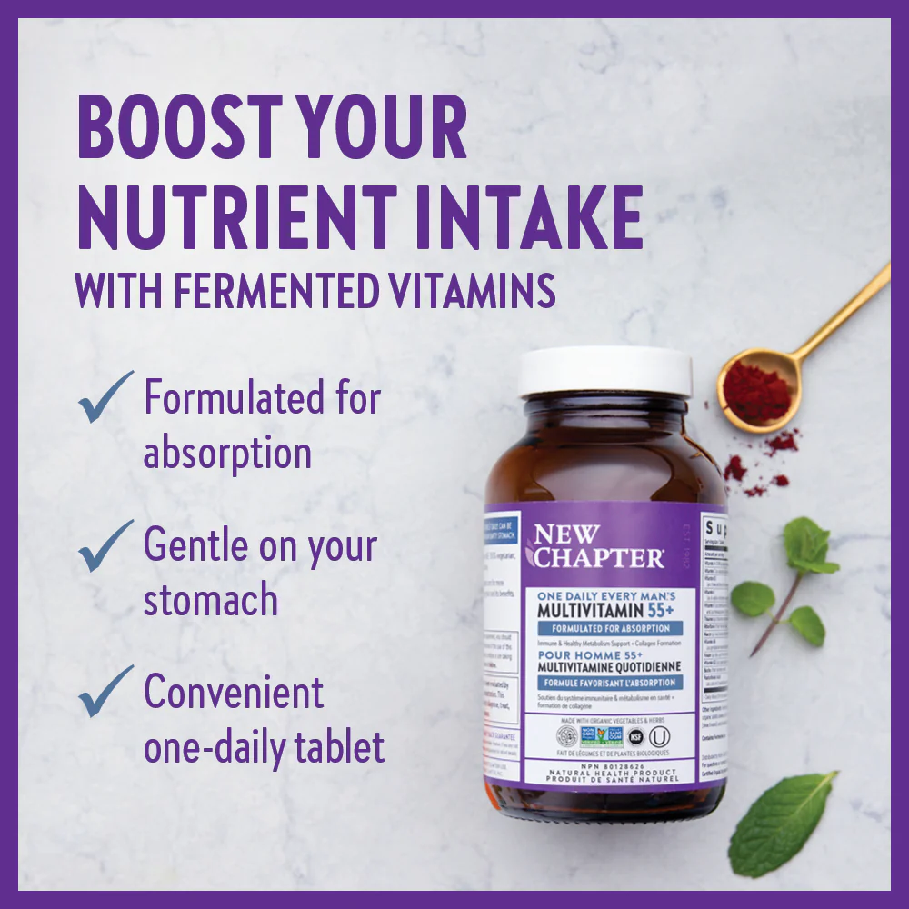 New Chapter®  One Daily Every Men's Multivitamin 55+ - DragonVitality